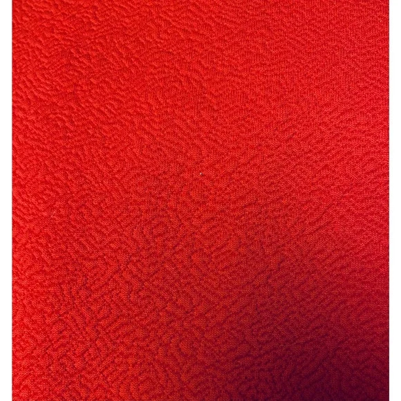 Adrianna Papell Scuba Crepe Vermilion Red Mid-Weight Party Dress - Picture 5 of 6